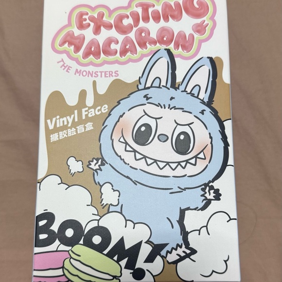 Pop Mart Labubu Exciting Macaron The Monsters Vinyl Face Doll - Toffee - Picture 1 of 4